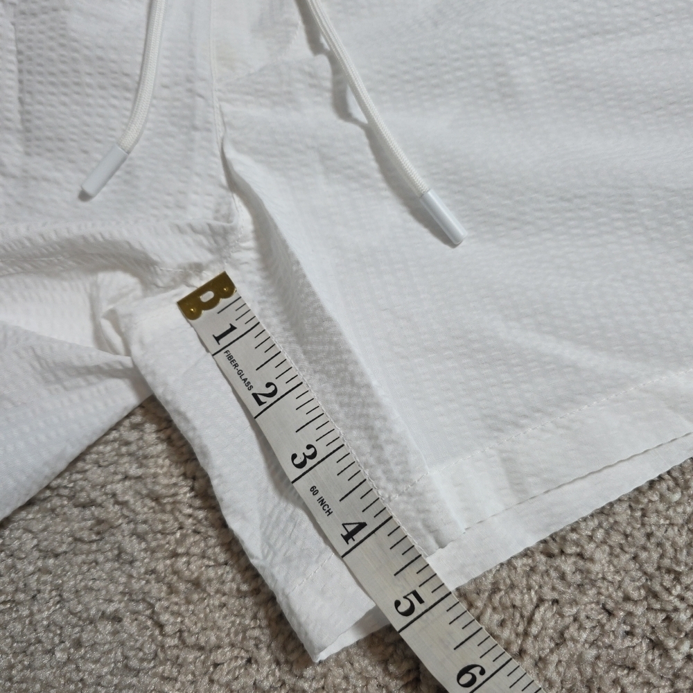 zara parachute white shorts sz large - Picture 6 of 8